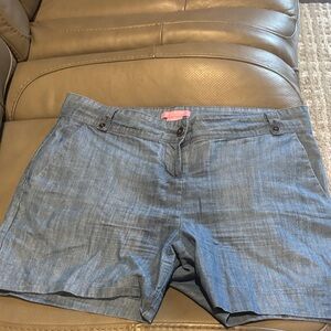 Isaac Mizrahi Blue Jean Shorts for Women